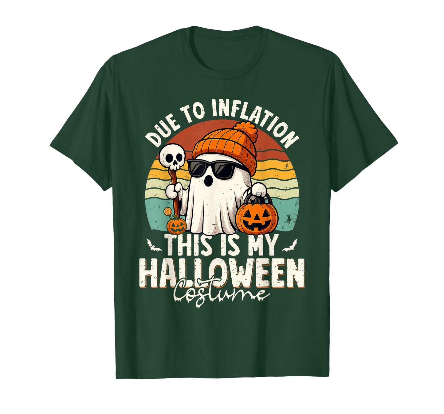 Due to Inflation This is My Funny Halloween Costume T-Shirt