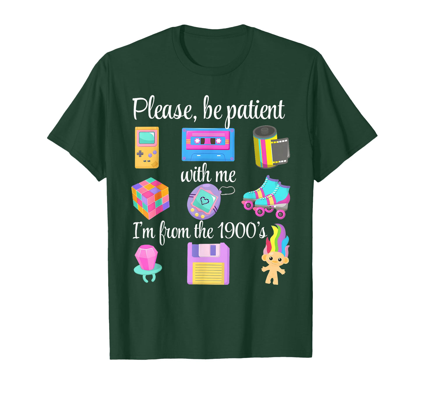 Please Be Patient With Me I'm From The 1900s Retro 90's T-Shirt