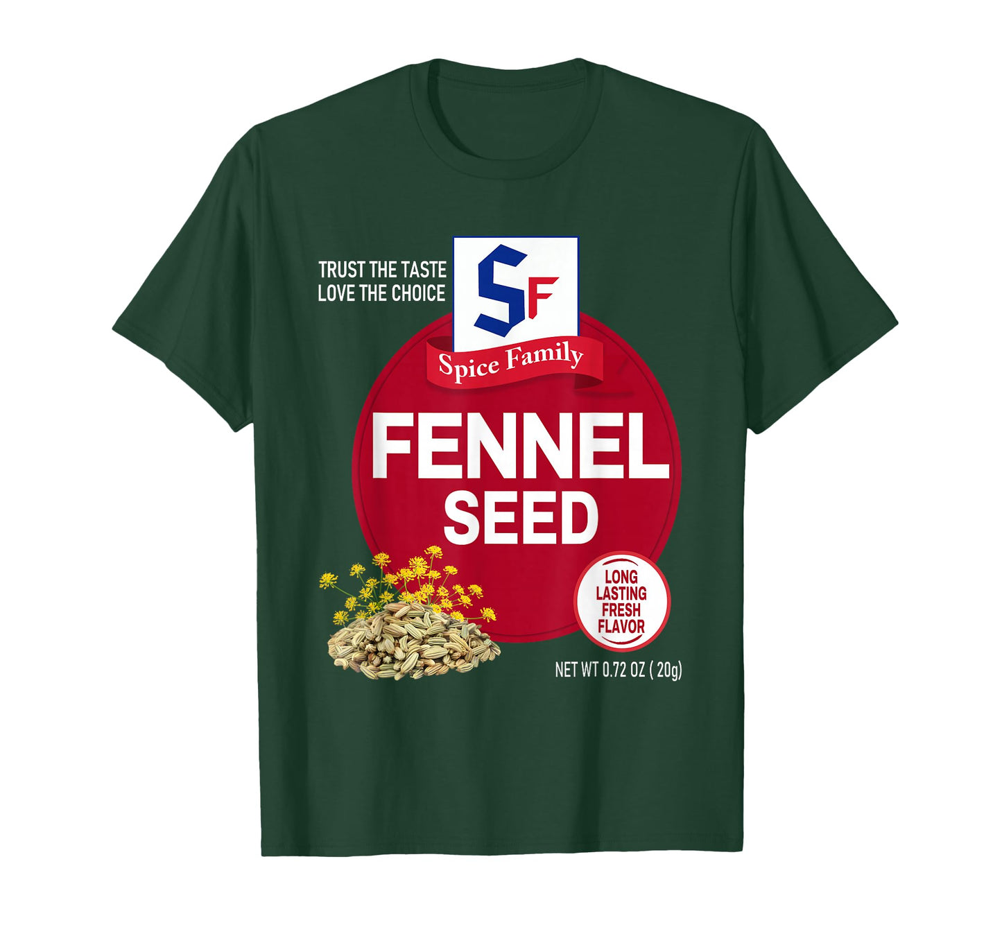 Fennel Seed Halloween Spice Costume Group Matching T-Shirt