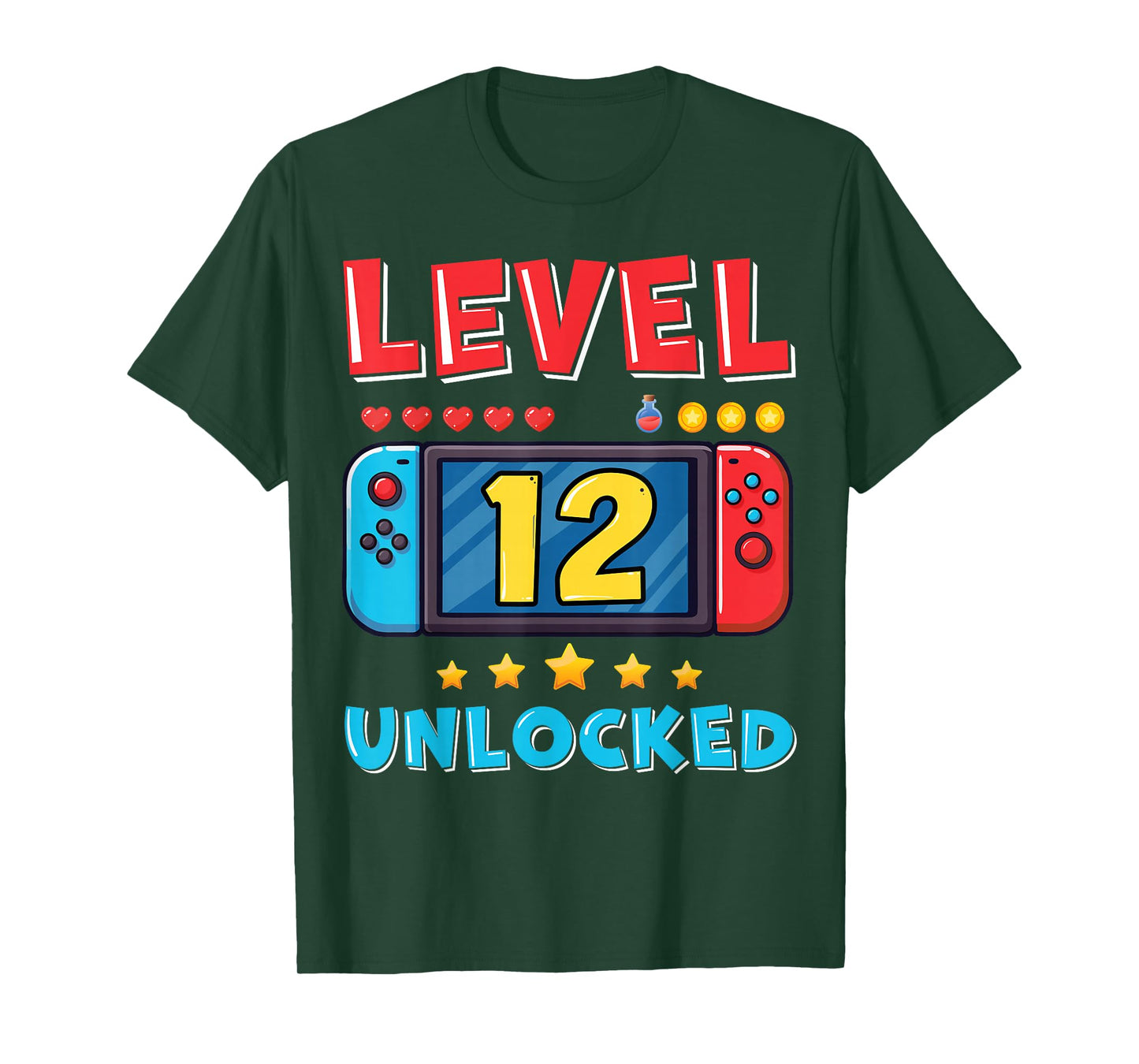 12 Year Old Bday Decorations Son Boy 12yr 12th Birthday T-Shirt