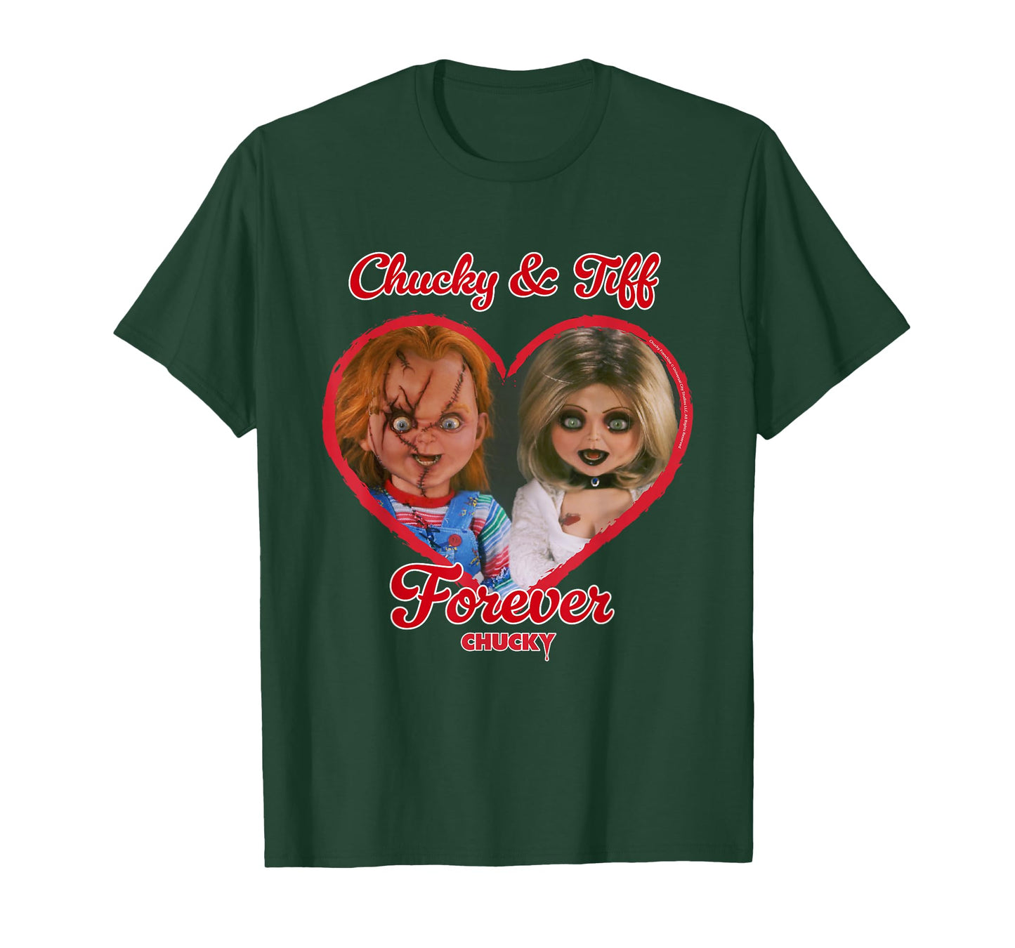 Chucky & Tiff Forever Heart T-Shirt