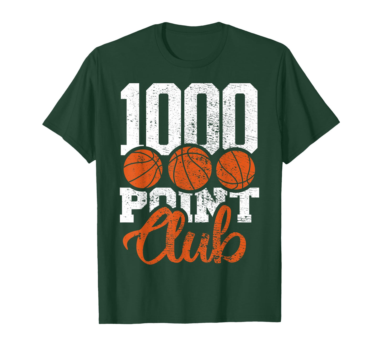 1000 Points Basketball Club Scorer Squad Basketball Player T-Shirt