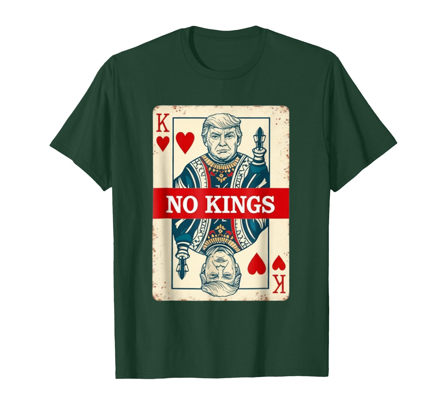 No Kings Playing Card for Political Supporters T-Shirt