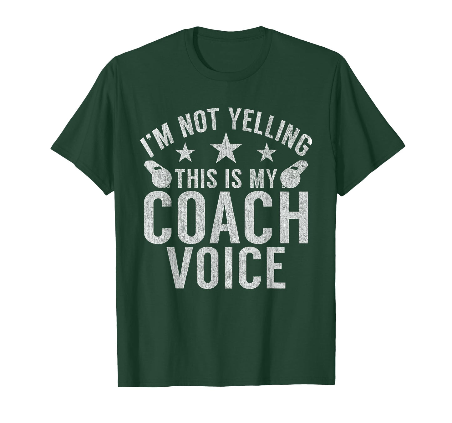 Im not Yelling this is my Coach Voice Sports Coach T-Shirt