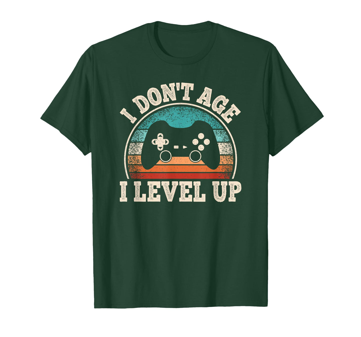 I Don't Age I Level Up Video Game Funny Gamer Birthday T-Shirt