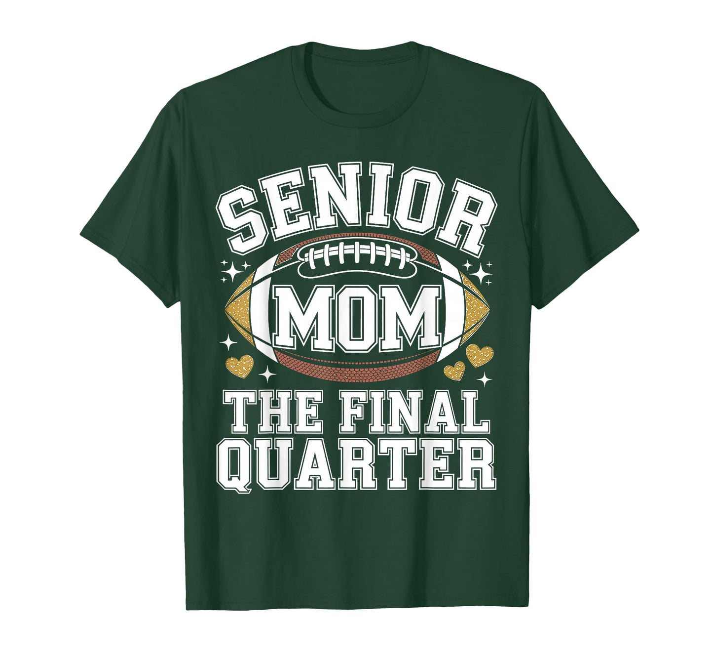 Senior Football Mom 2026 Final Quarter Class of 2026 T-Shirt