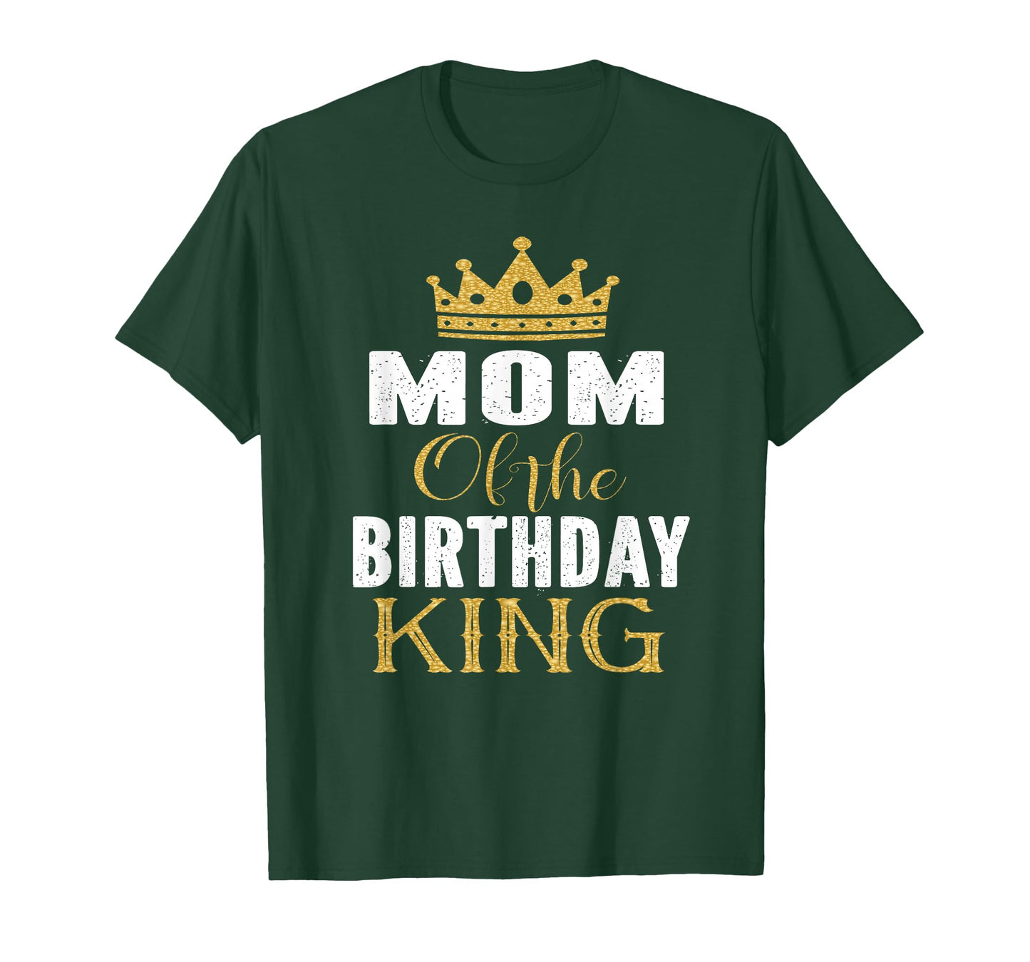 Mom Of The Birthday King Boys Bday Party Gift For Him T-Shirt