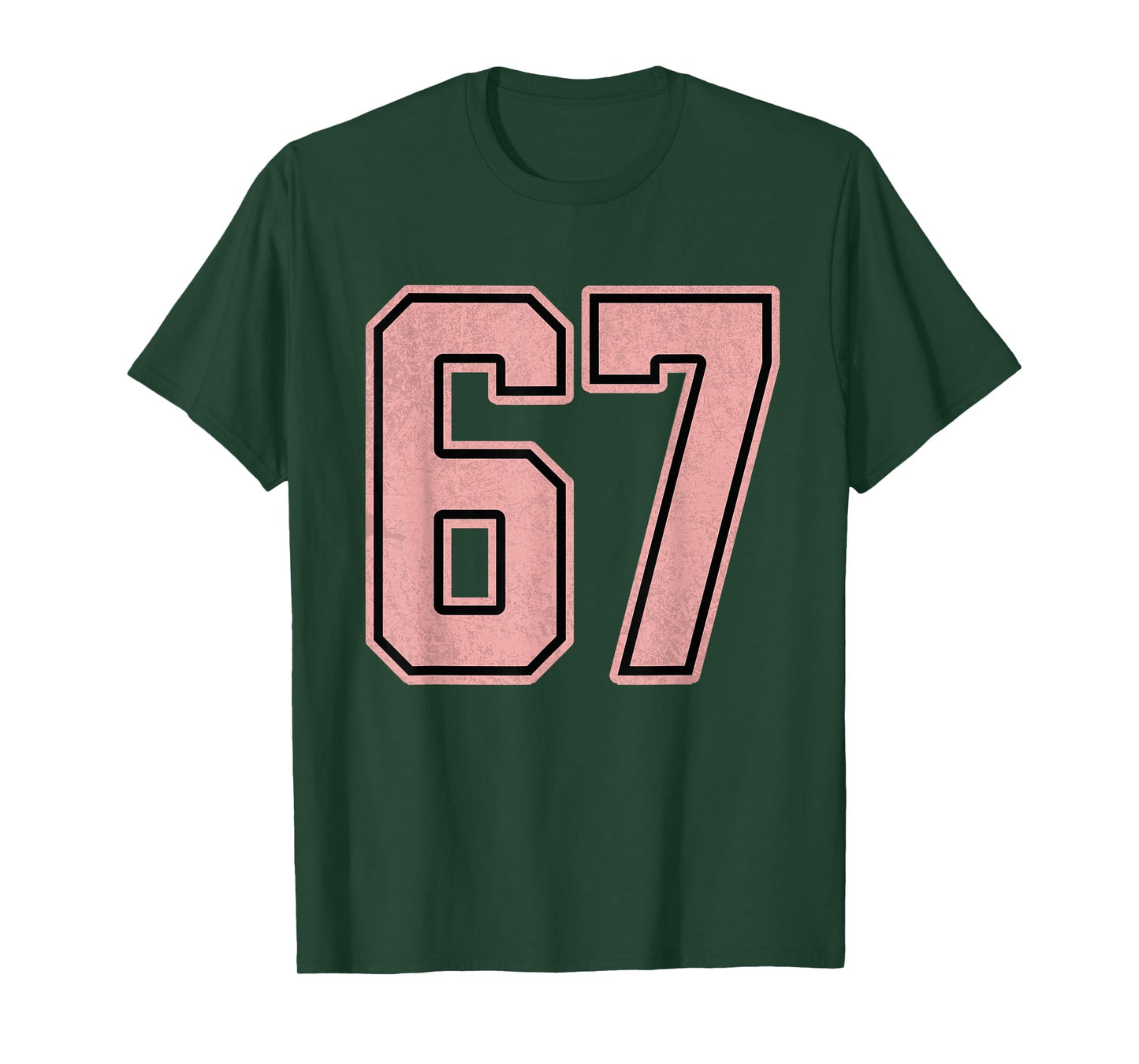 6 7 six Seven Baseball Number 67 Funny Meme tee for Women T-Shirt