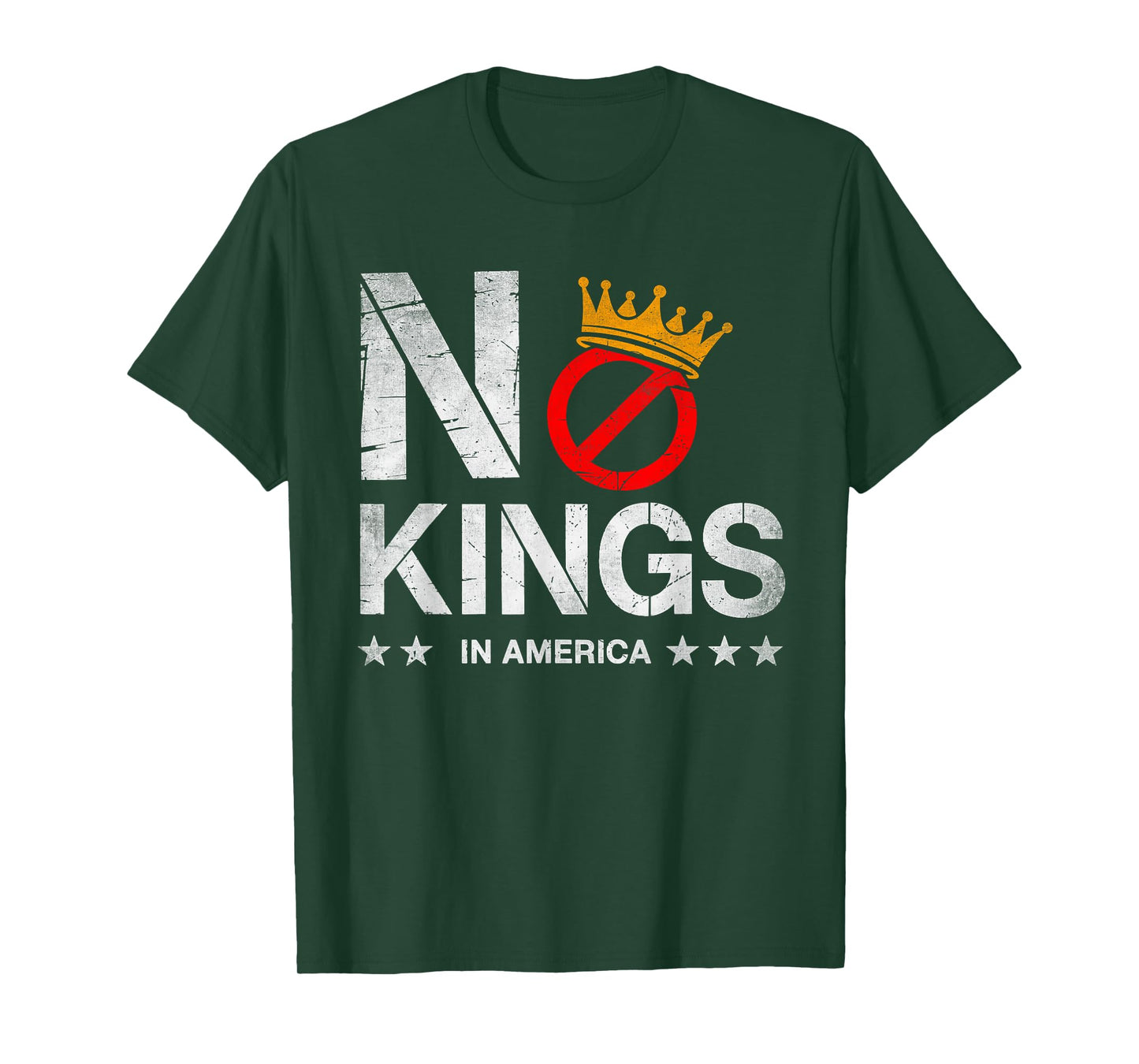 No Kings In America Patriotic Pro-Democracy Protest June 14 T-Shirt
