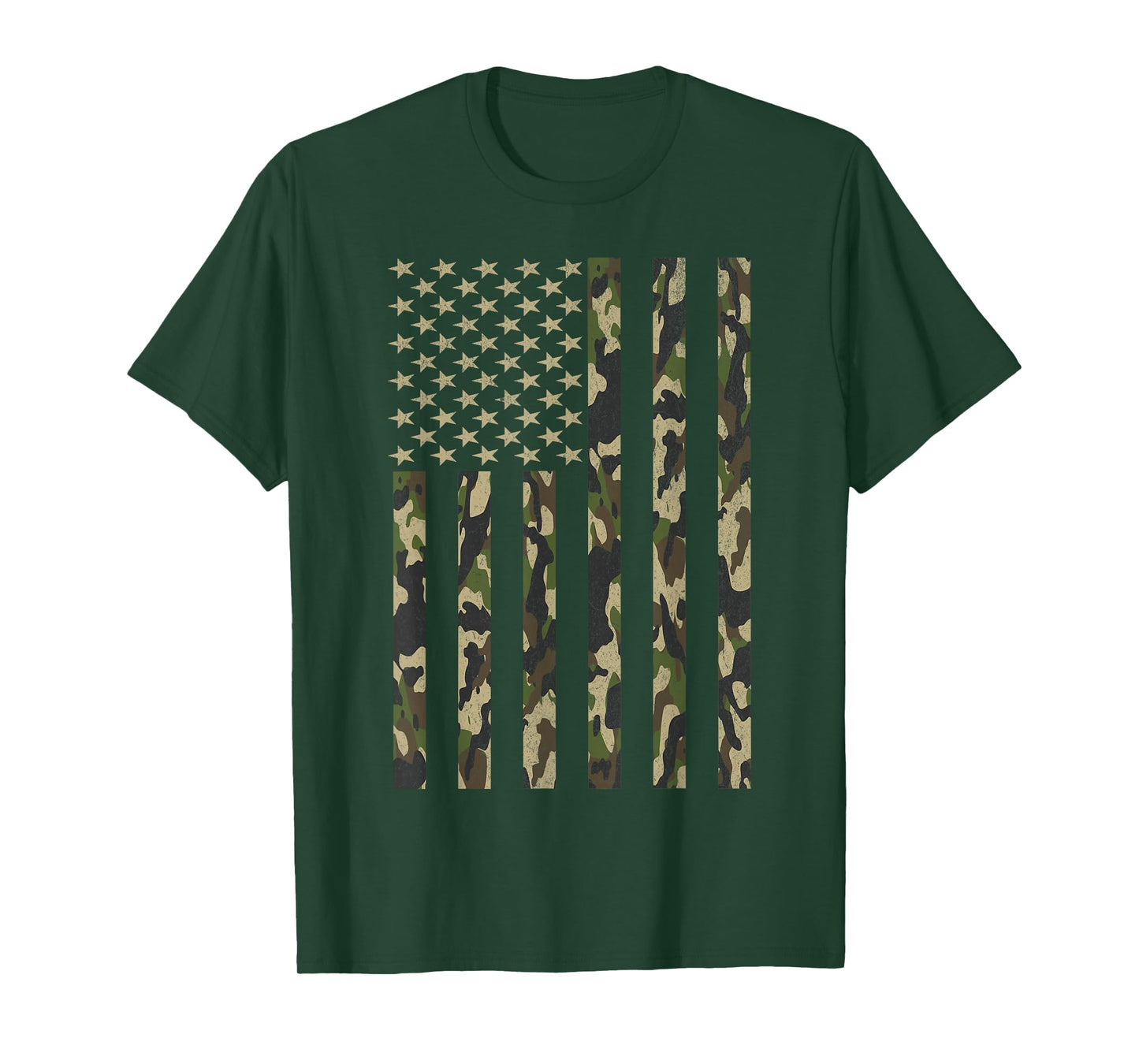 Camo American Flag USA Camouflage Men Boys Women Youth Kids T-Shirt