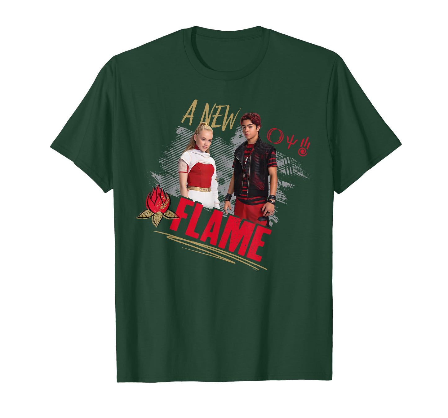 Disney Zombies 4 Nova and Victor A New Flame Official T-Shirt