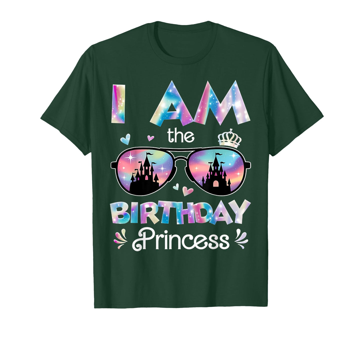 I Am The Birthday Princess Castle Sunglasses T-Shirt