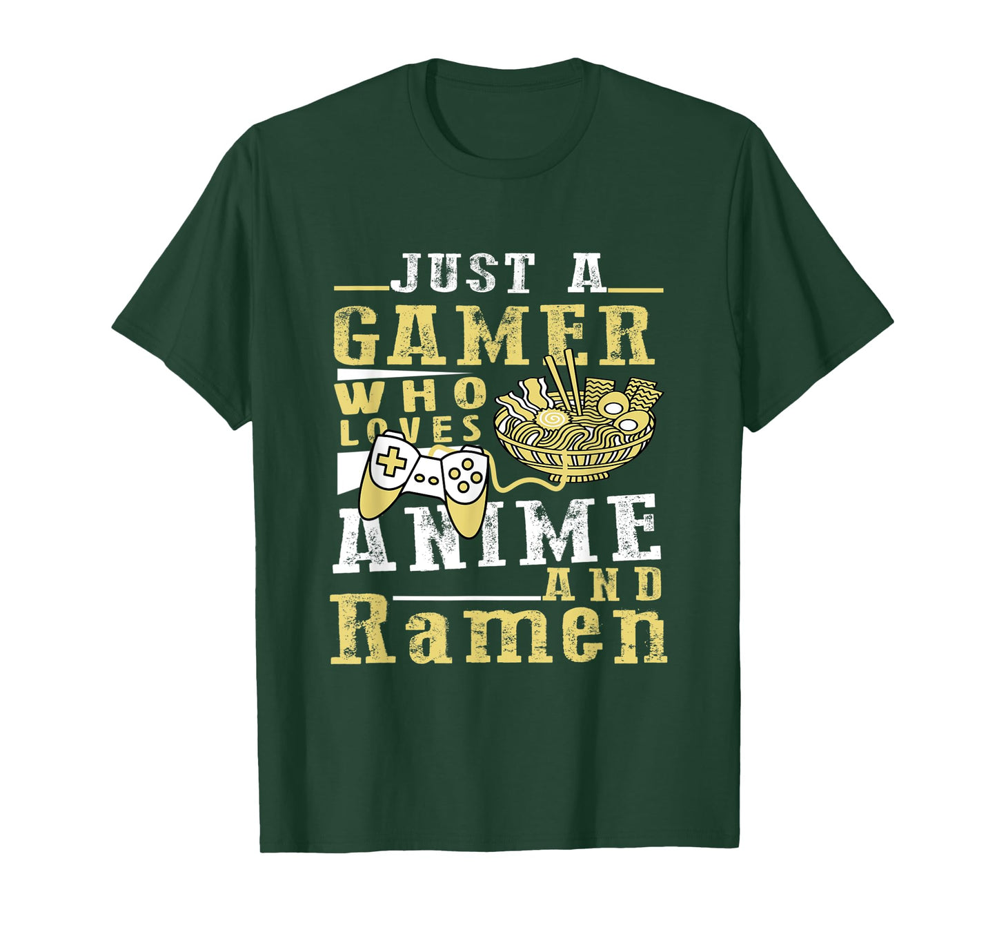 Just A Gamer Who Loves Anime Ramen And Game Anime Lover Boy T-Shirt