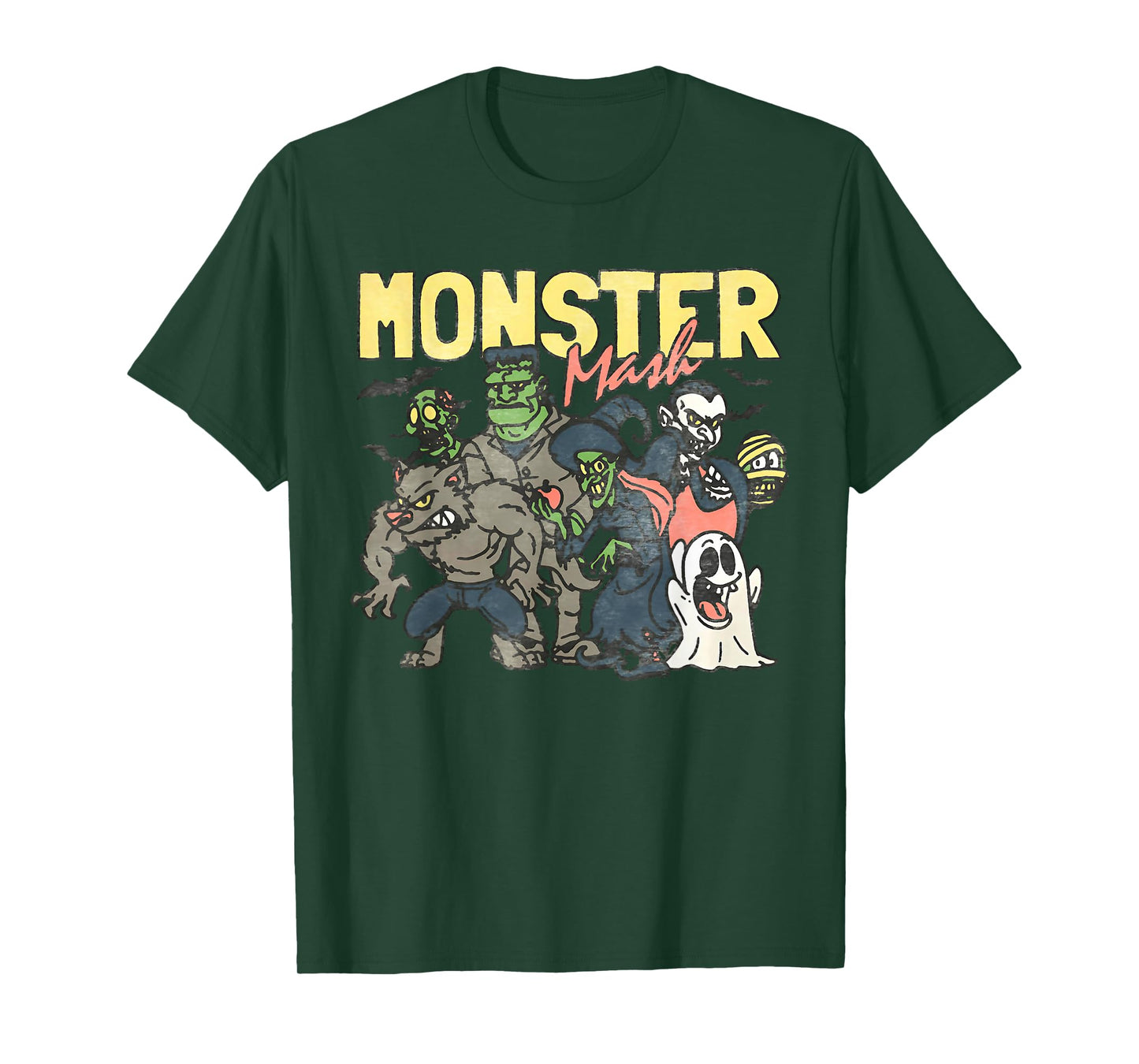 Monster Mash Happy Halloween Spooky Season Trick Or Treat T-Shirt
