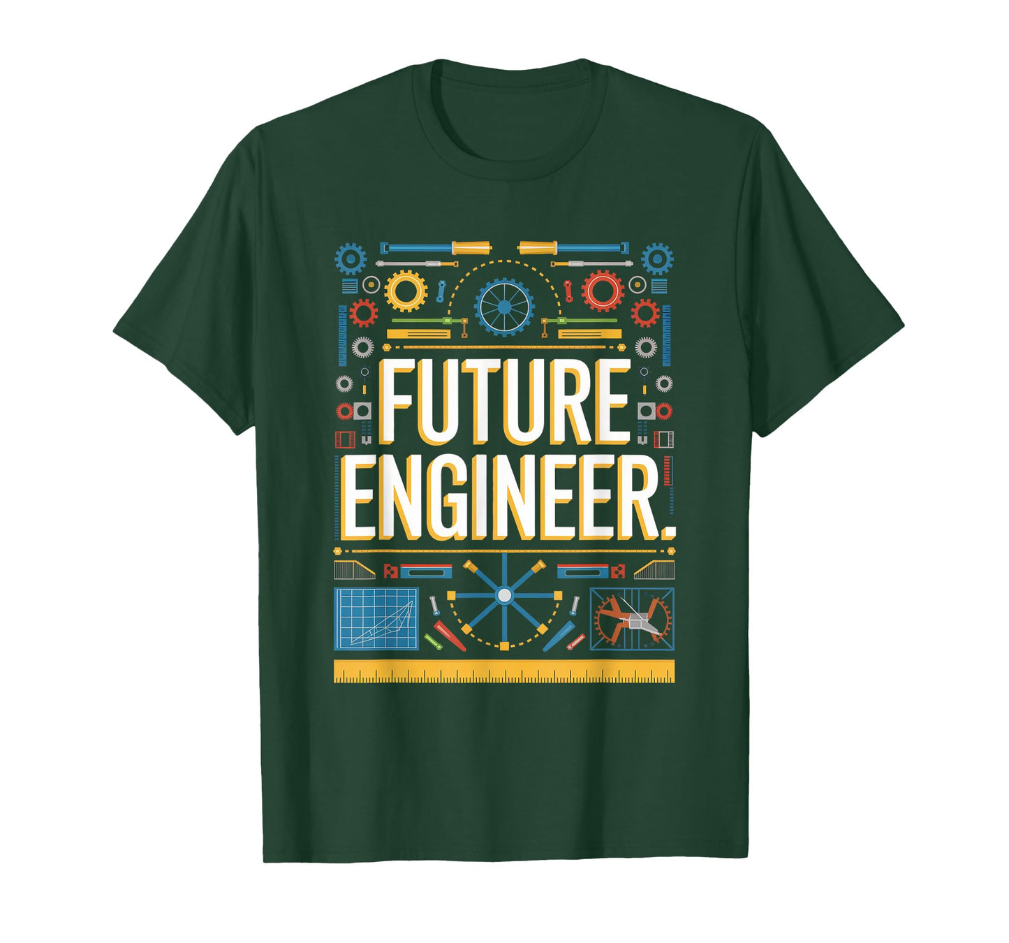 Future Engineer Graduation School Kids Toddler Women Men T-Shirt
