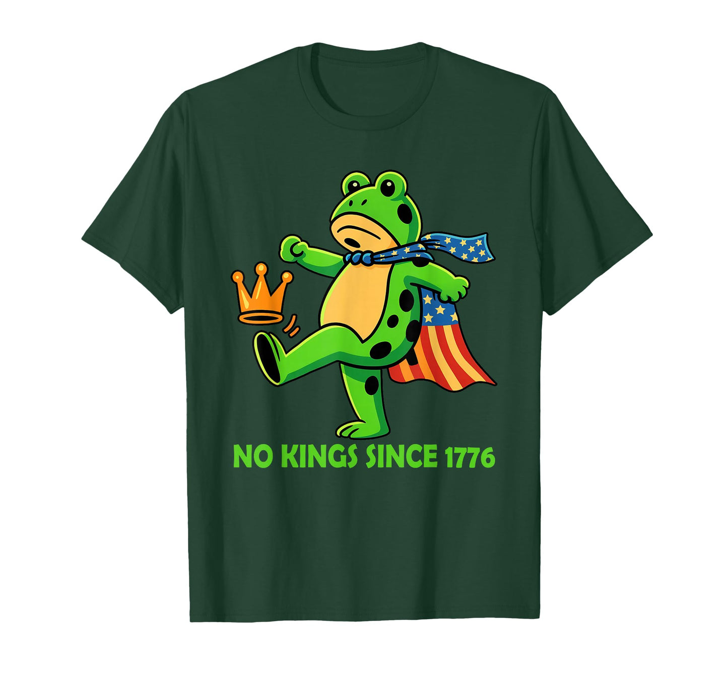 Frog Protest No Kings in America T-Shirt