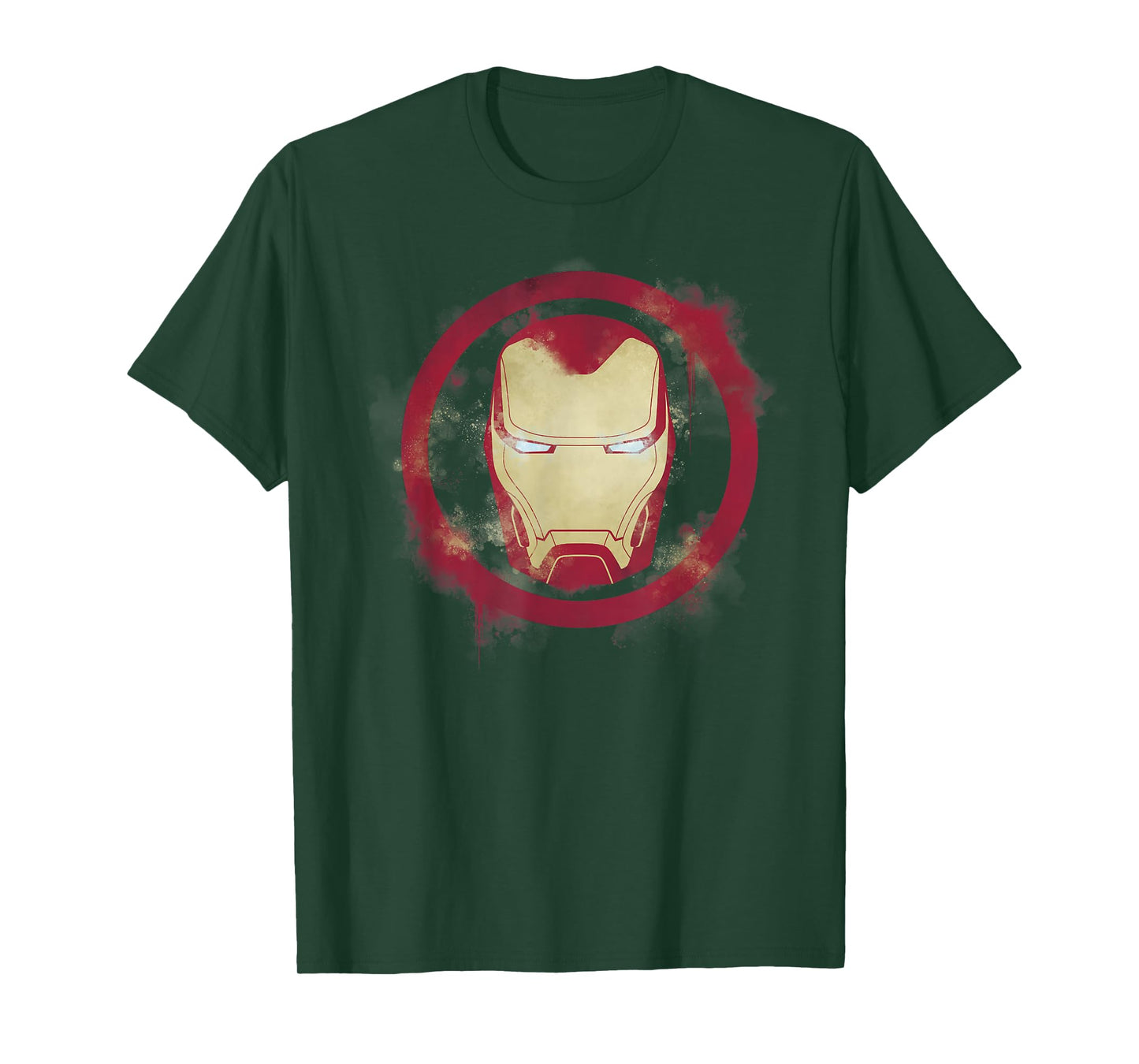 Marvel Avengers Endgame Iron Man Spray Paint Logo T-Shirt