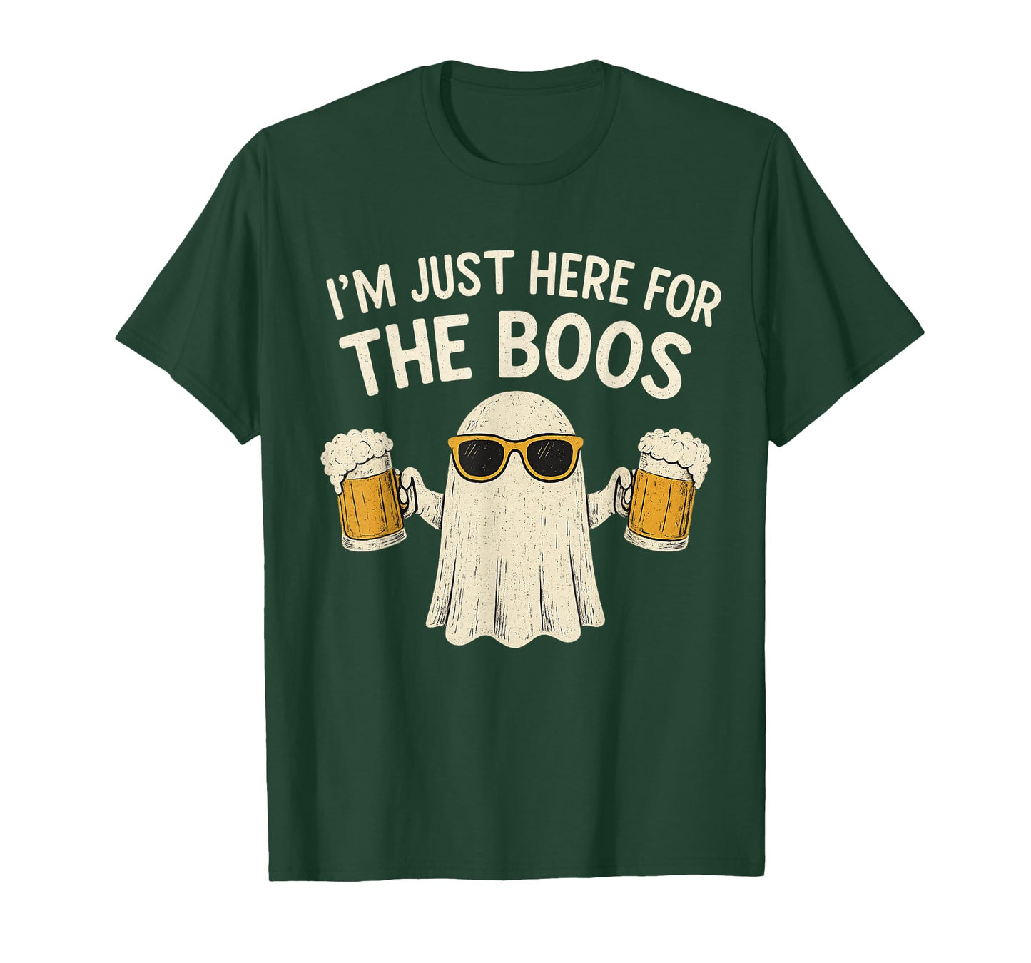 Im Just Here for The Boos Funny Gift Halloween Ghost T-Shirt