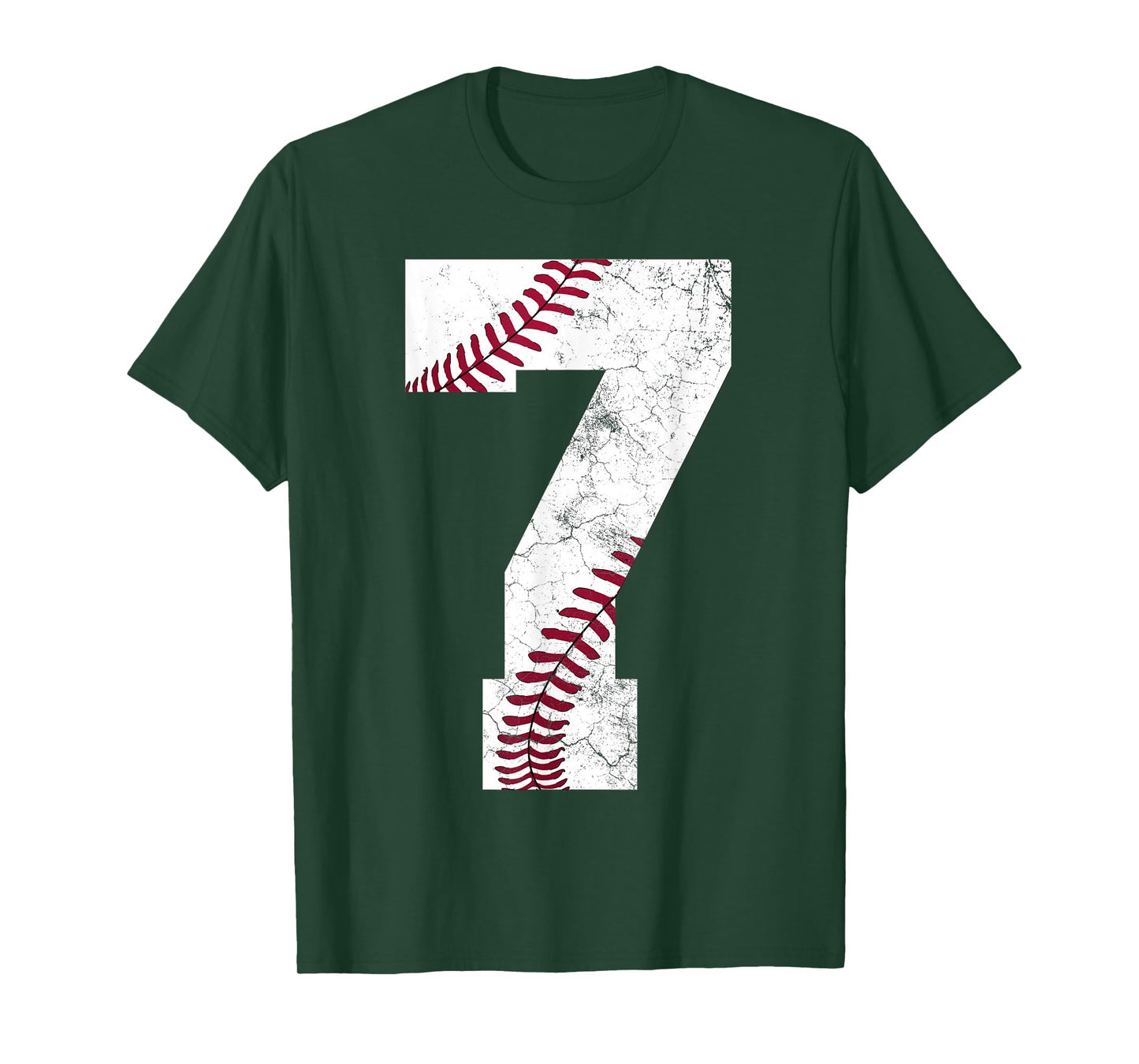 7th Birthday 2018 Baseball Boys Kids Seven 7 Seventh Gift T-Shirt