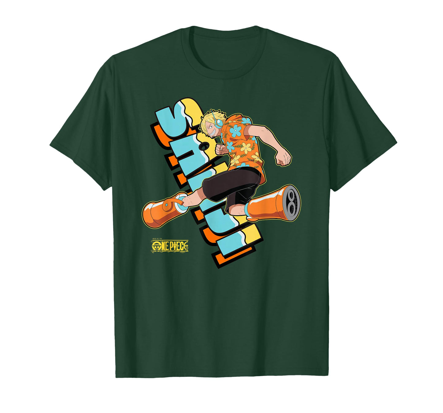 One Piece Anime Sanji Egghead Island T-Shirt