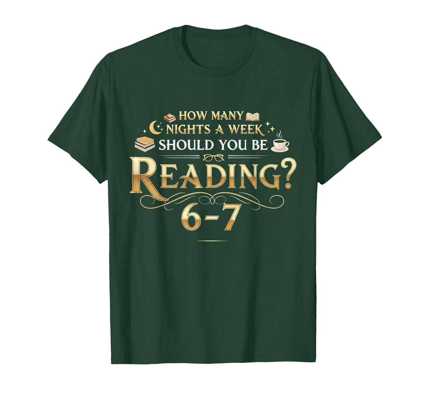 Funny Reading 6–7 Teacher Librarian English Book Lover Quote T-Shirt