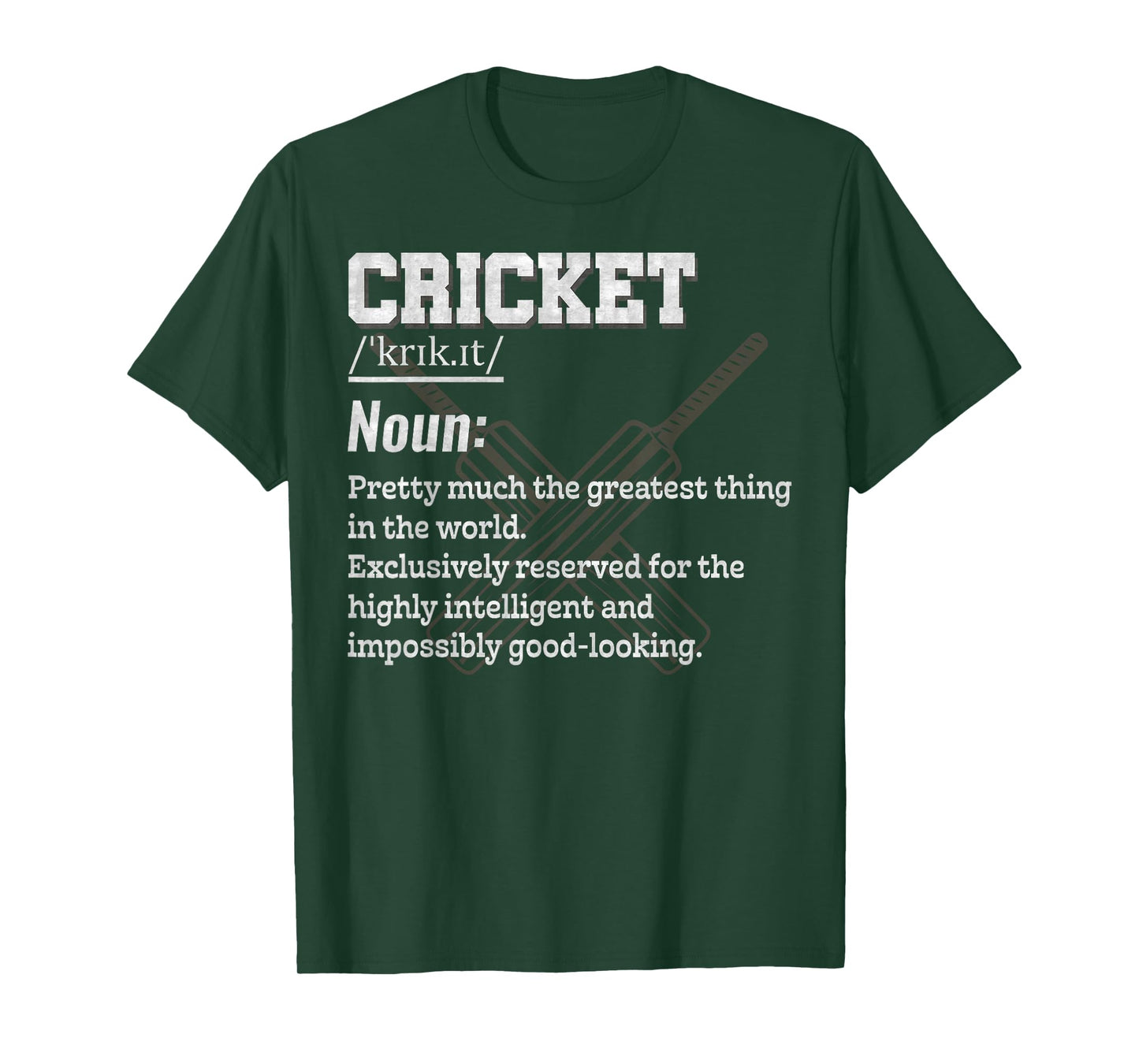 Cricket Definition For Sports Team Cricket Player T-Shirt