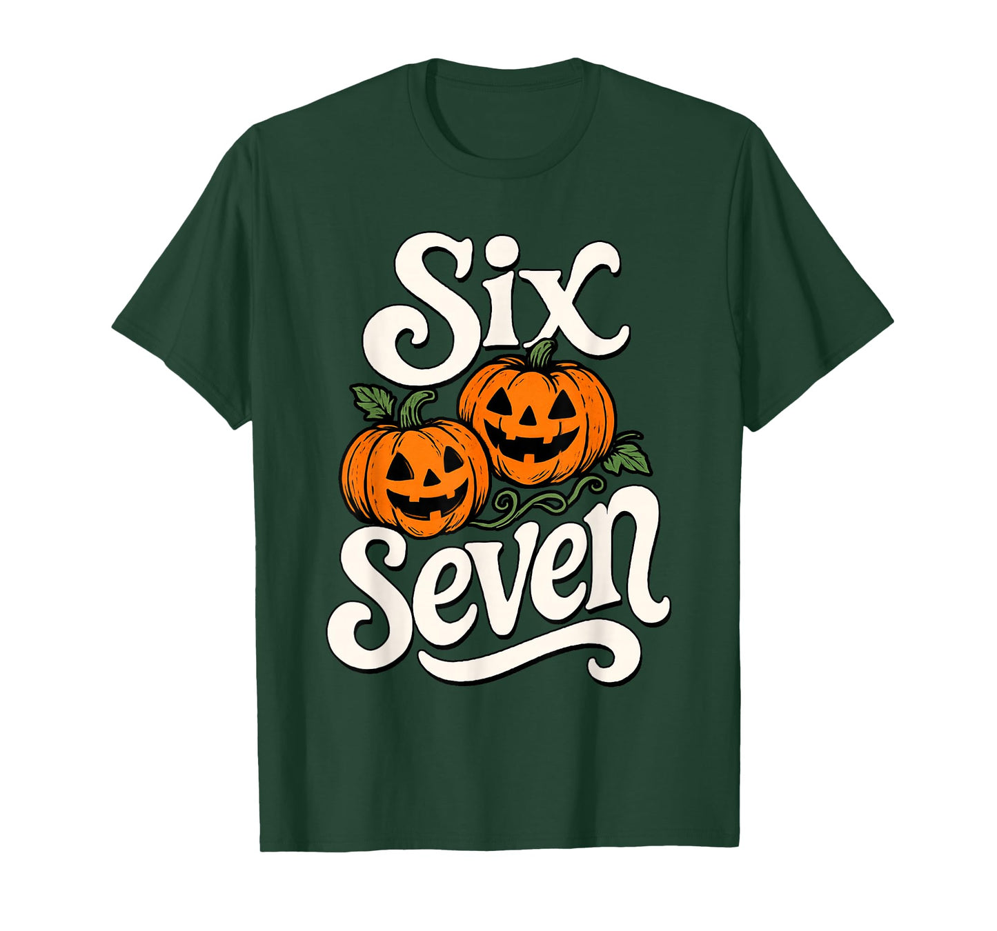 Six Seven Halloween 6-7 Funny Teen Slang Fall Rizz Kids Fun T-Shirt