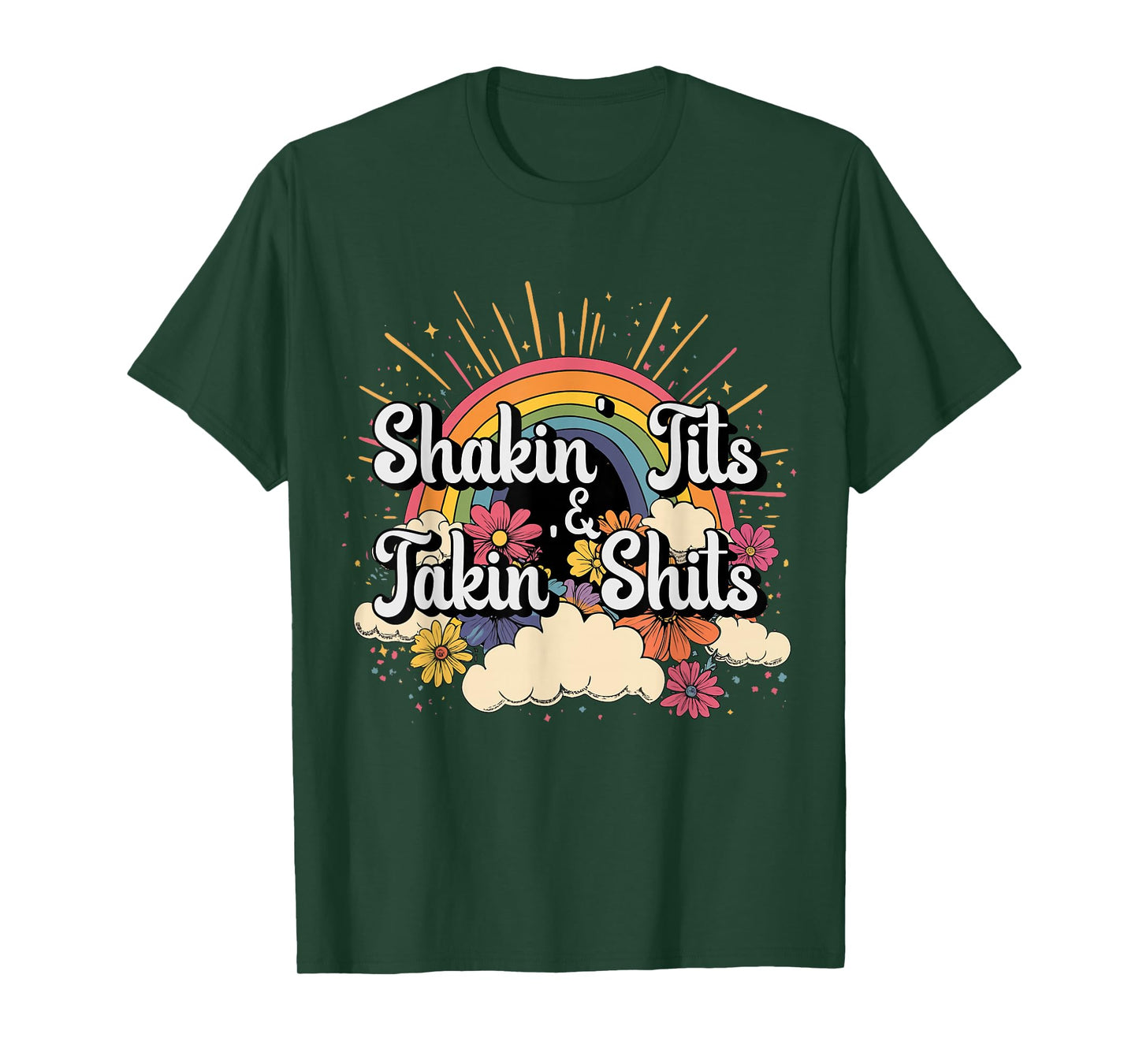 Inappropriate Shaking Tits And Taking Shits Embarrassing T-Shirt