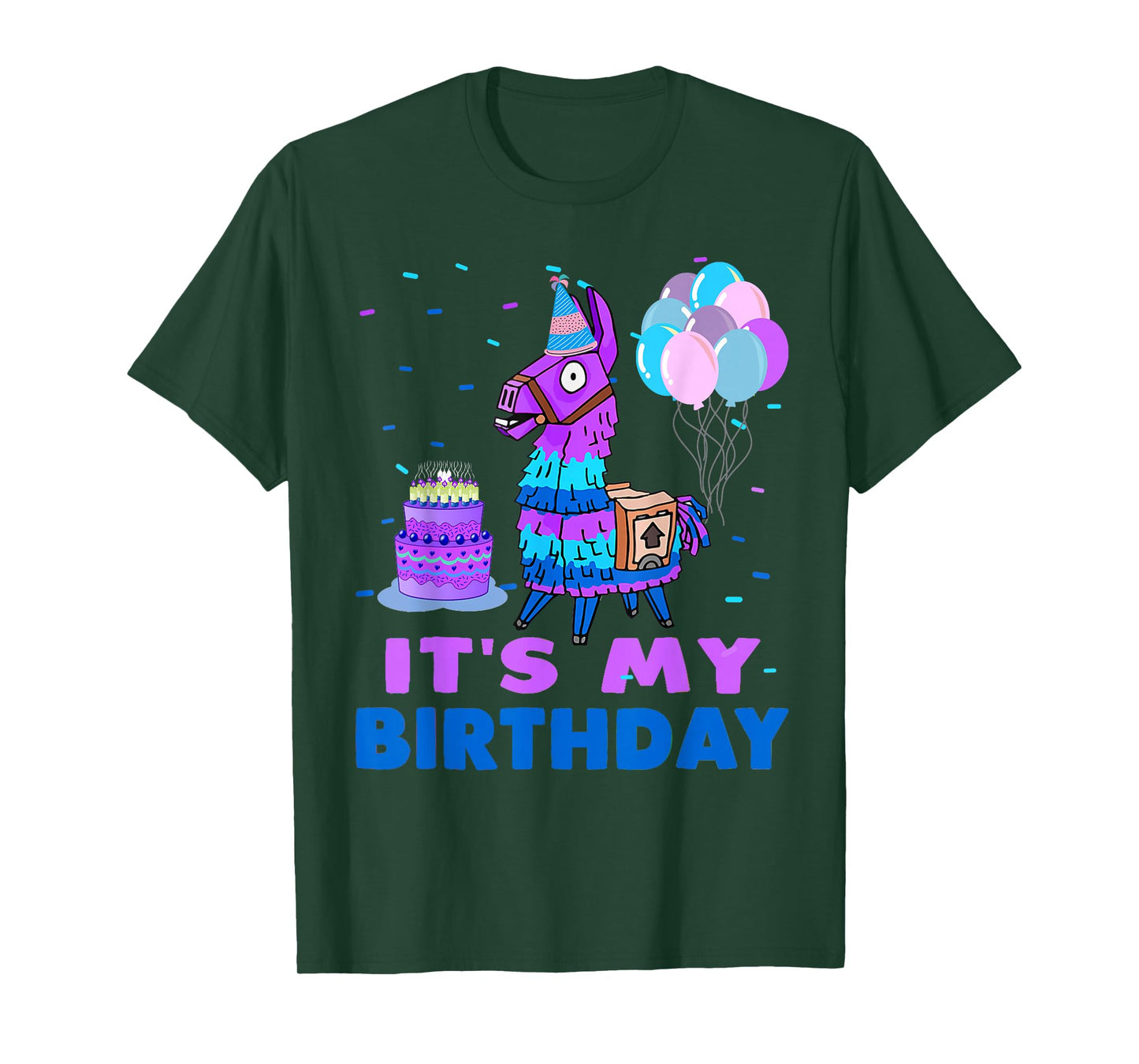 It's My Birthday For Llama Party T-Shirt