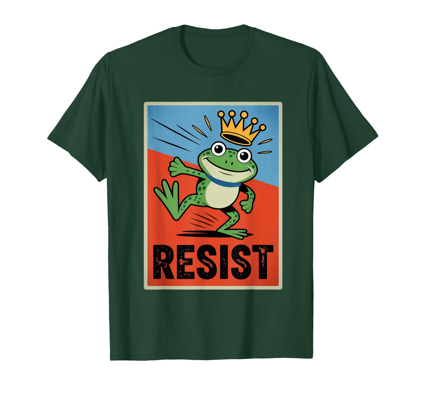 No Kings Funny Portland Frog Protest Resist T-Shirt