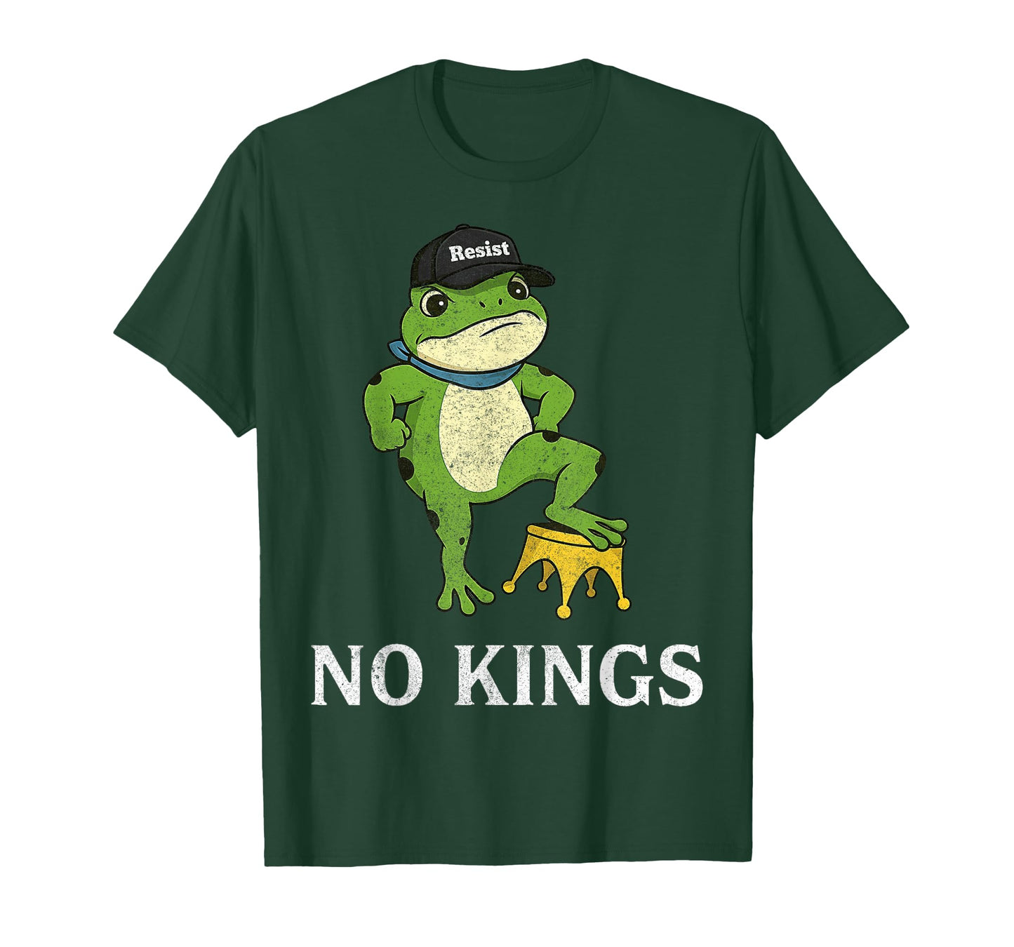 Freedom Portland Frog Resist No Kings T-Shirt