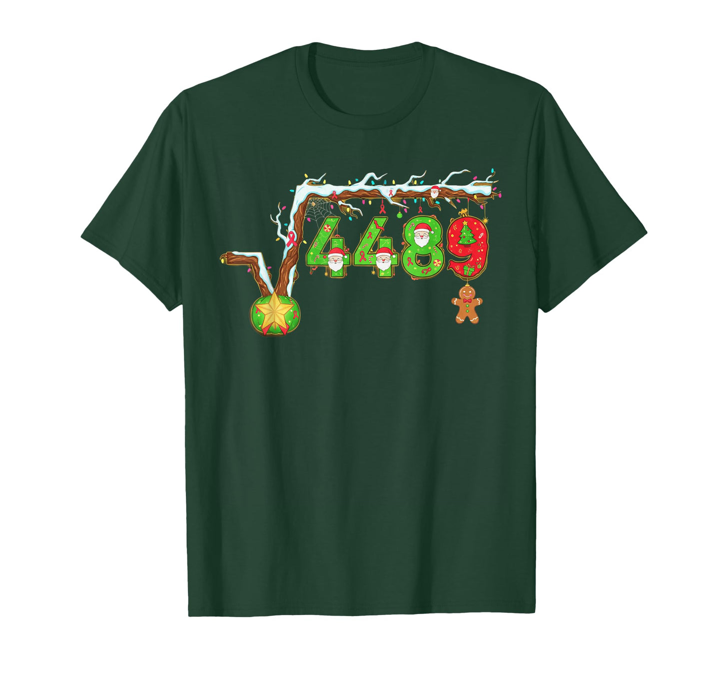 Funny Root Six Seven 67 Meme Funny Christmas Cookies Xmas T-Shirt