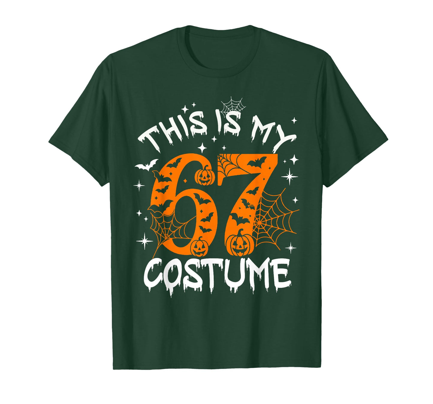 This is My Halloween 67 Costume Number 6 7 Meme Saying 6 7 T-Shirt