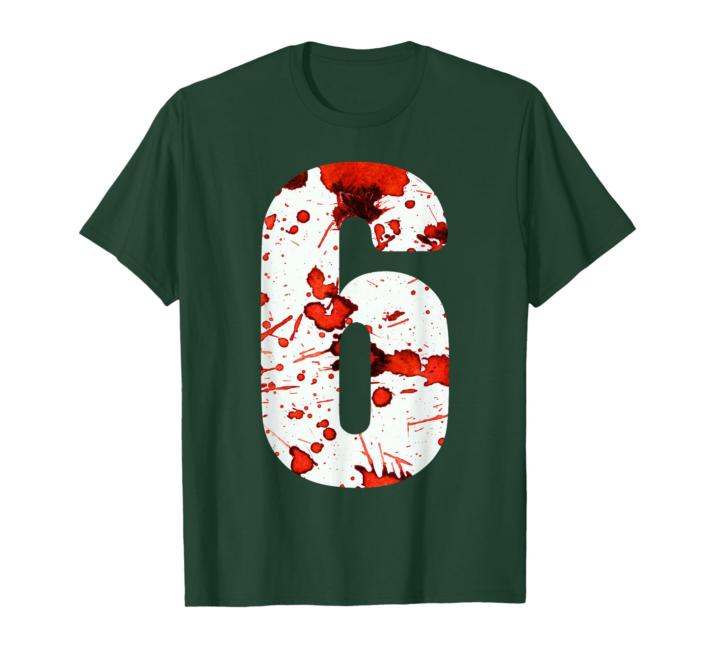 Fun Six Seven 6 7 Meme Design Couples Halloween Horror Blood T-Shirt