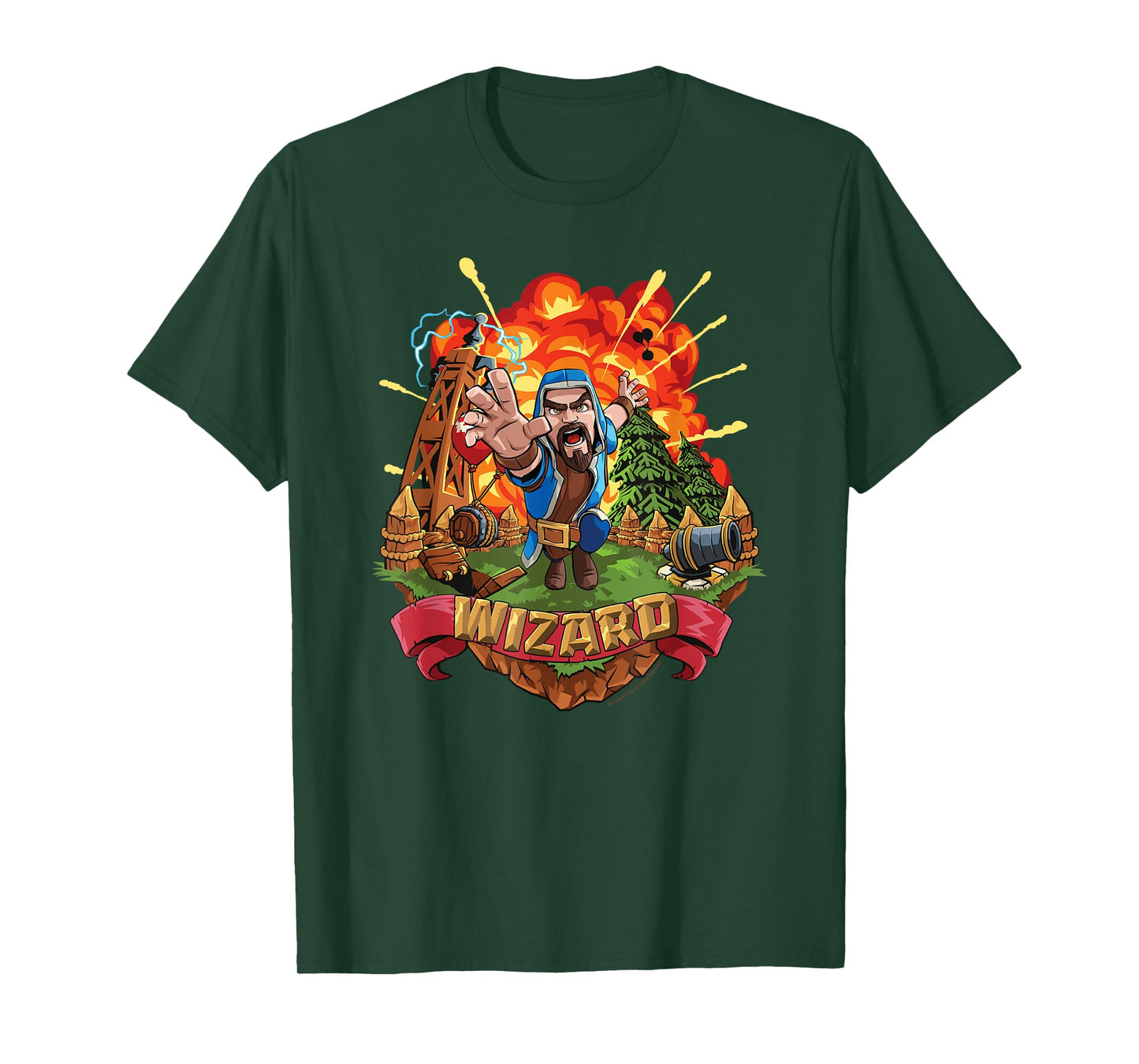 Clash of Clans Wizard Epic Explosion Logo T-Shirt