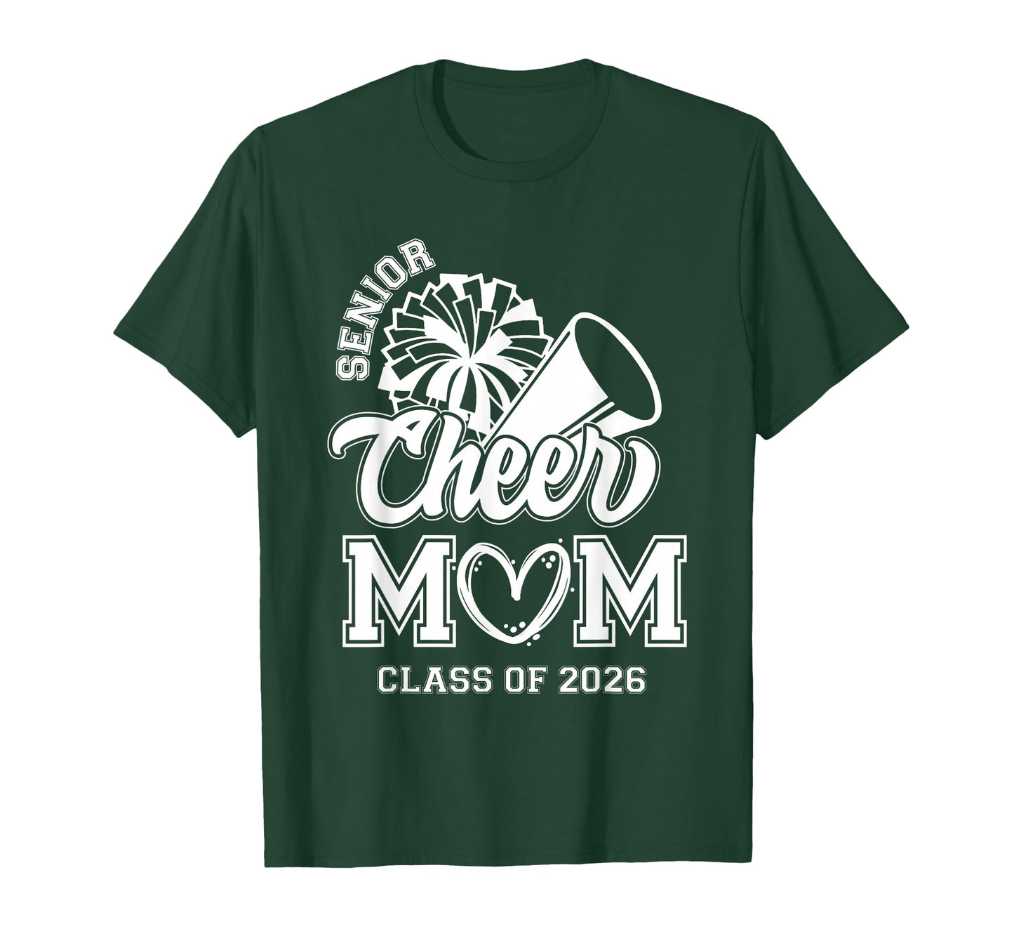 Senior Cheer Mom Class of 2026 Pride T-Shirt