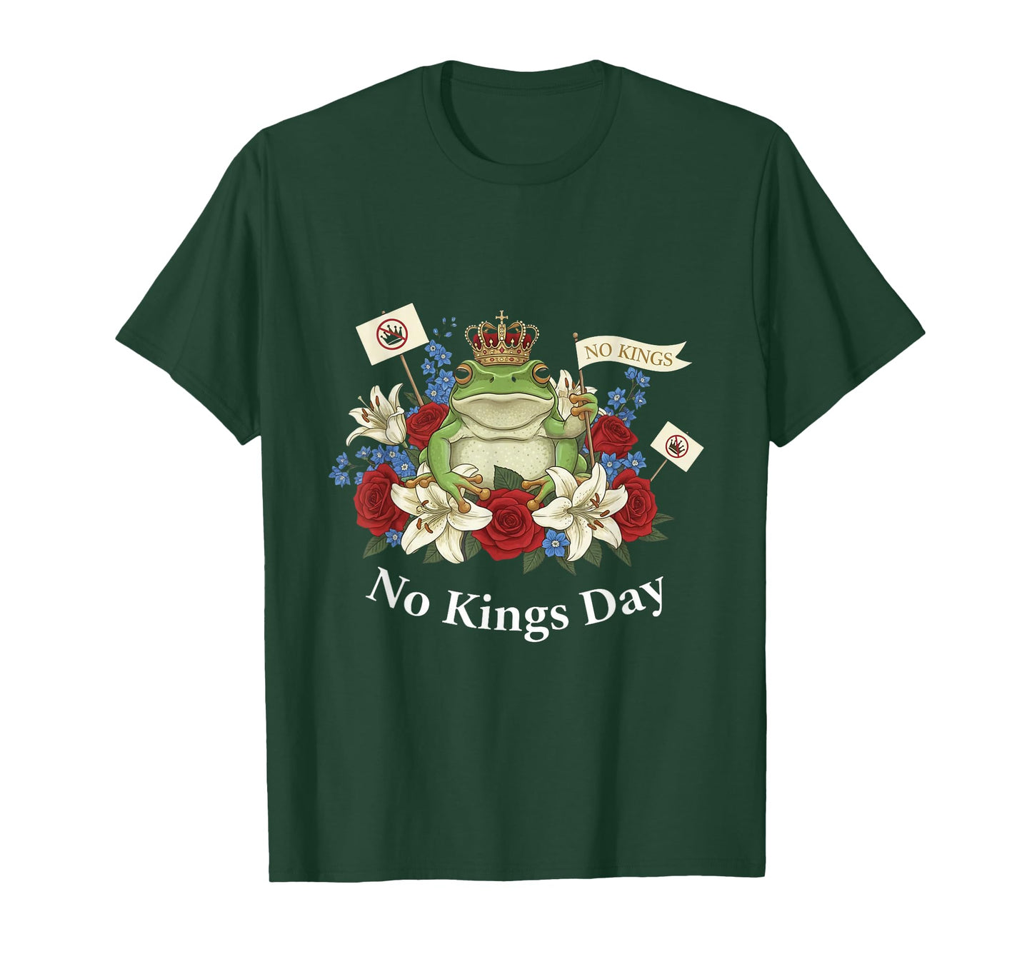 No Kings Day Portland Shirt Frog Protest T-Shirt