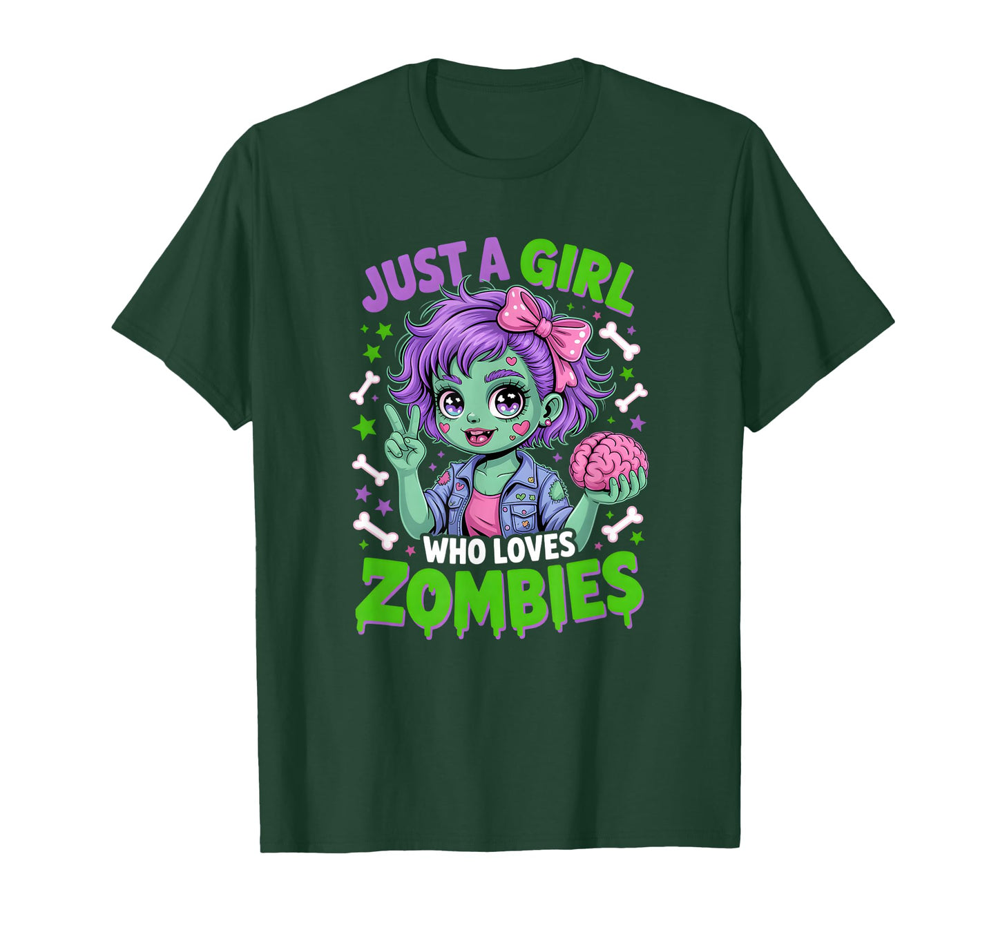 Girls Zombie T-Shirt