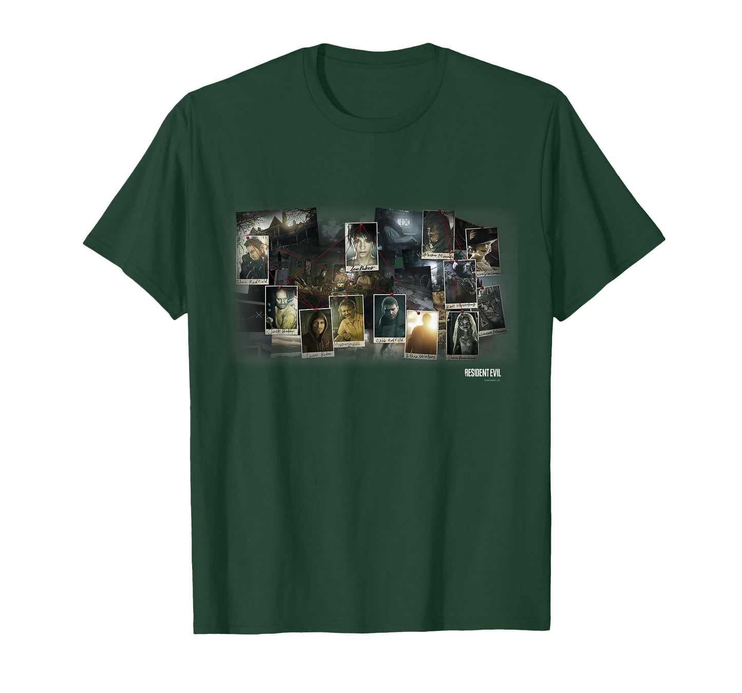 CAPCOM Official Merchandise RESIDENT EVIL 7,8 T-Shirt, Black