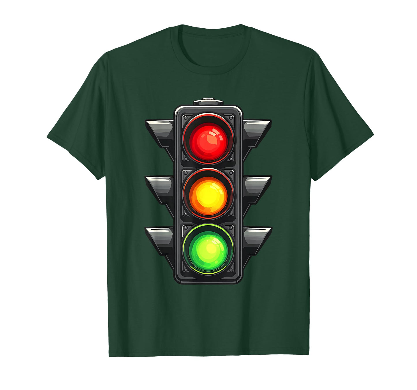 Traffic Light Shirt Adult Kids Traffic Light Costume T-Shirt