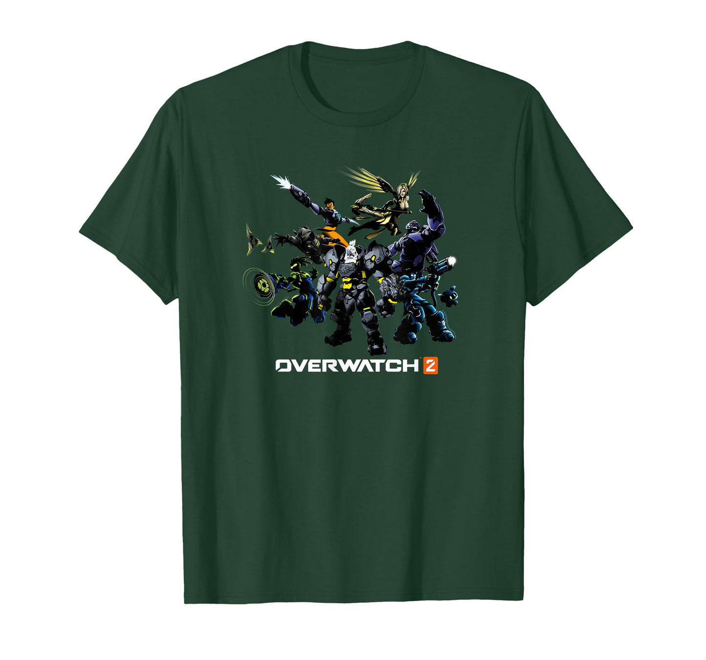 Overwatch 2 Dark Group Action Shot T-Shirt