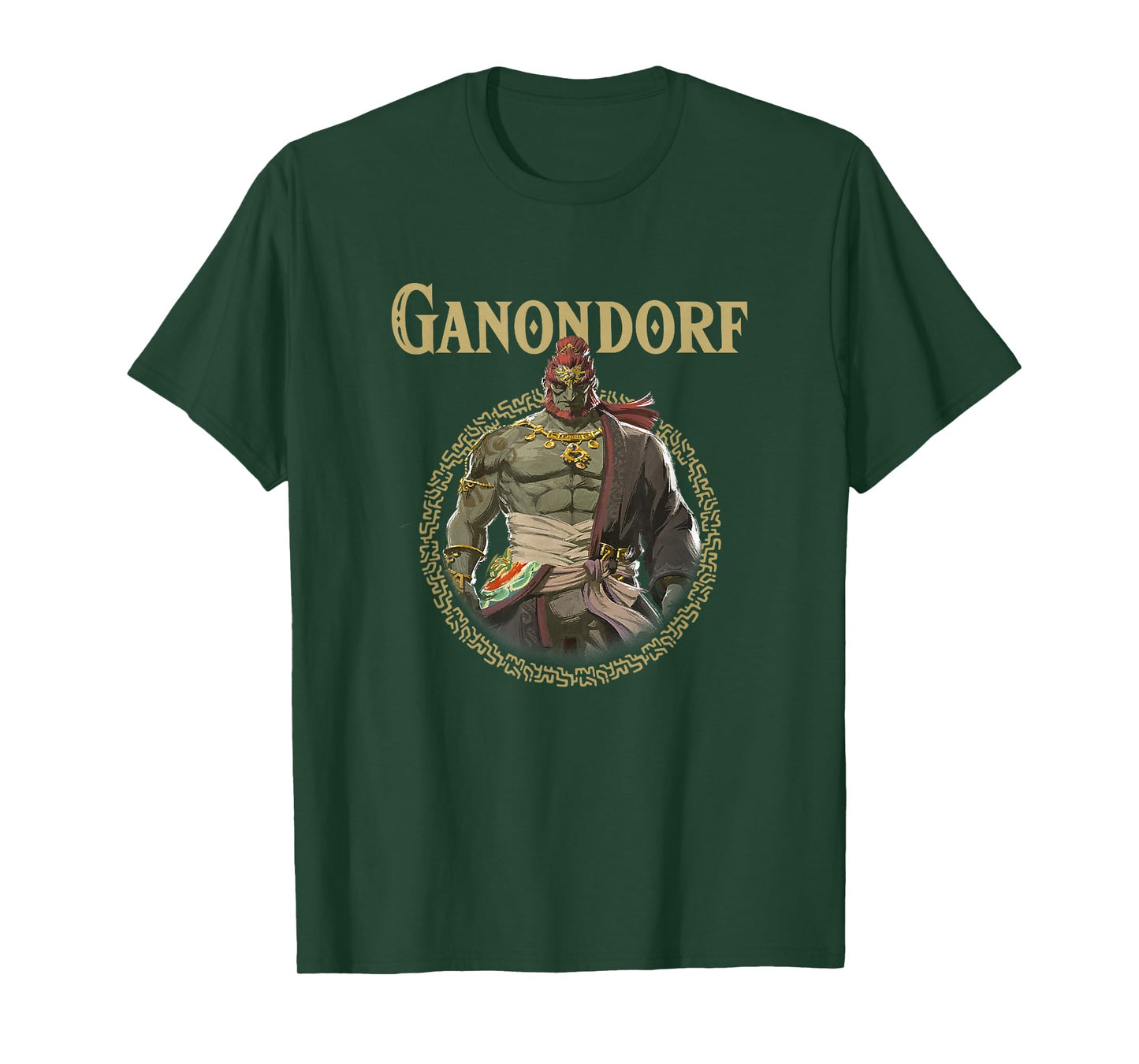 The Legend of Zelda Tears Of The Kingdom Ganondorf Badge T-Shirt