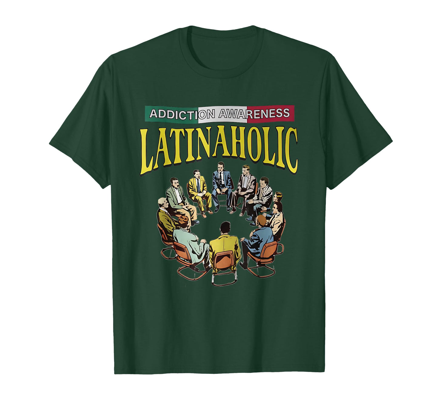 Latinaholic Addition Awareness Latina Lovers Meme Outfit T-Shirt