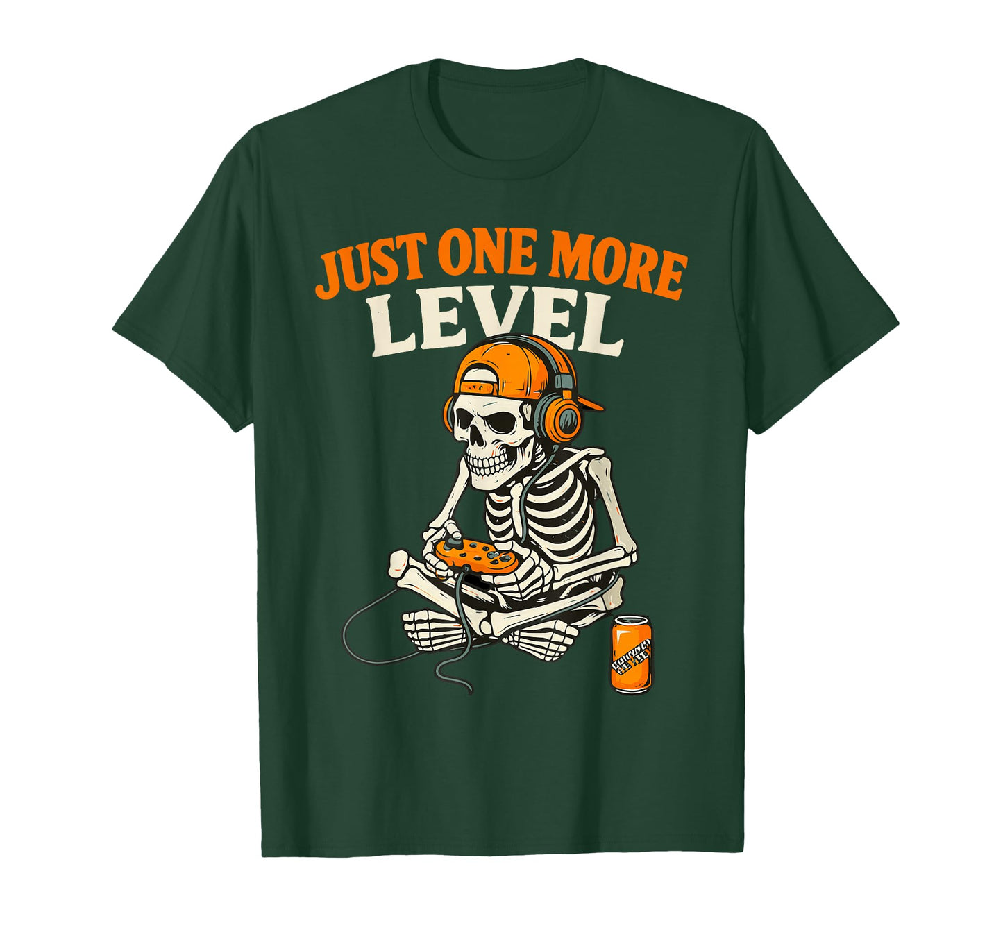 Funny Video Game Halloween Skeleton Gamer Costume Men Boys T-Shirt