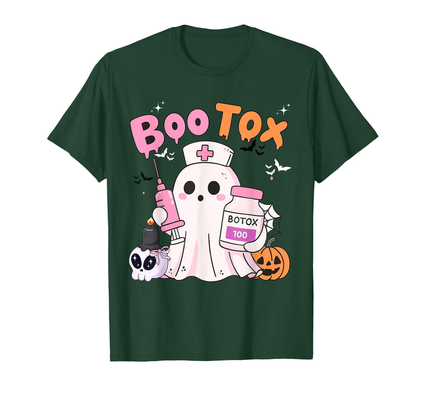 Boo Tox Nurse Ghost Filler Botox Halloween Aesthetic T-Shirt