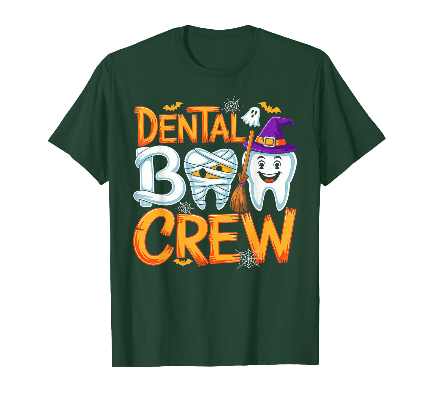Halloween Dental Boo Crew Dentist Costume Teeth Women Men T-Shirt