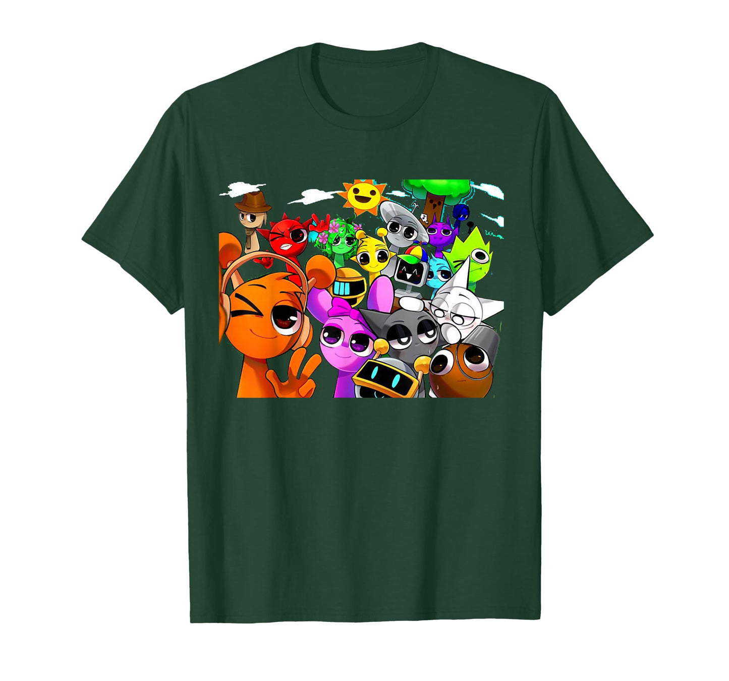 Sprunky Group! | Funbot Jevin Simon Oren Pinki T-Shirt