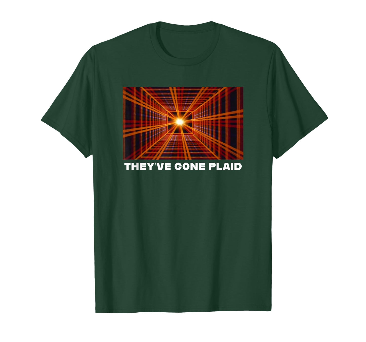They've Gone Plaid Space Ball Funny 80s Mens and Womens T-Shirt