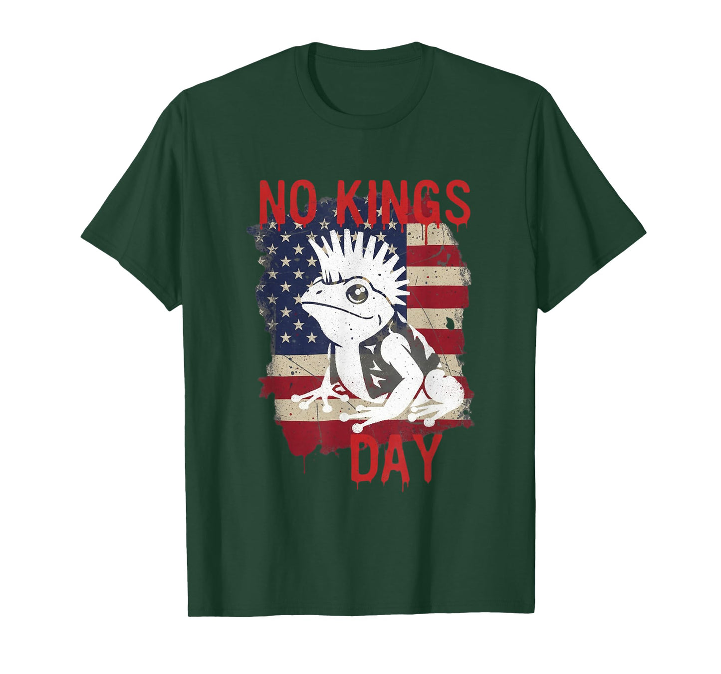 No Kings Day Portland Shirt Frog Protest T-Shirt