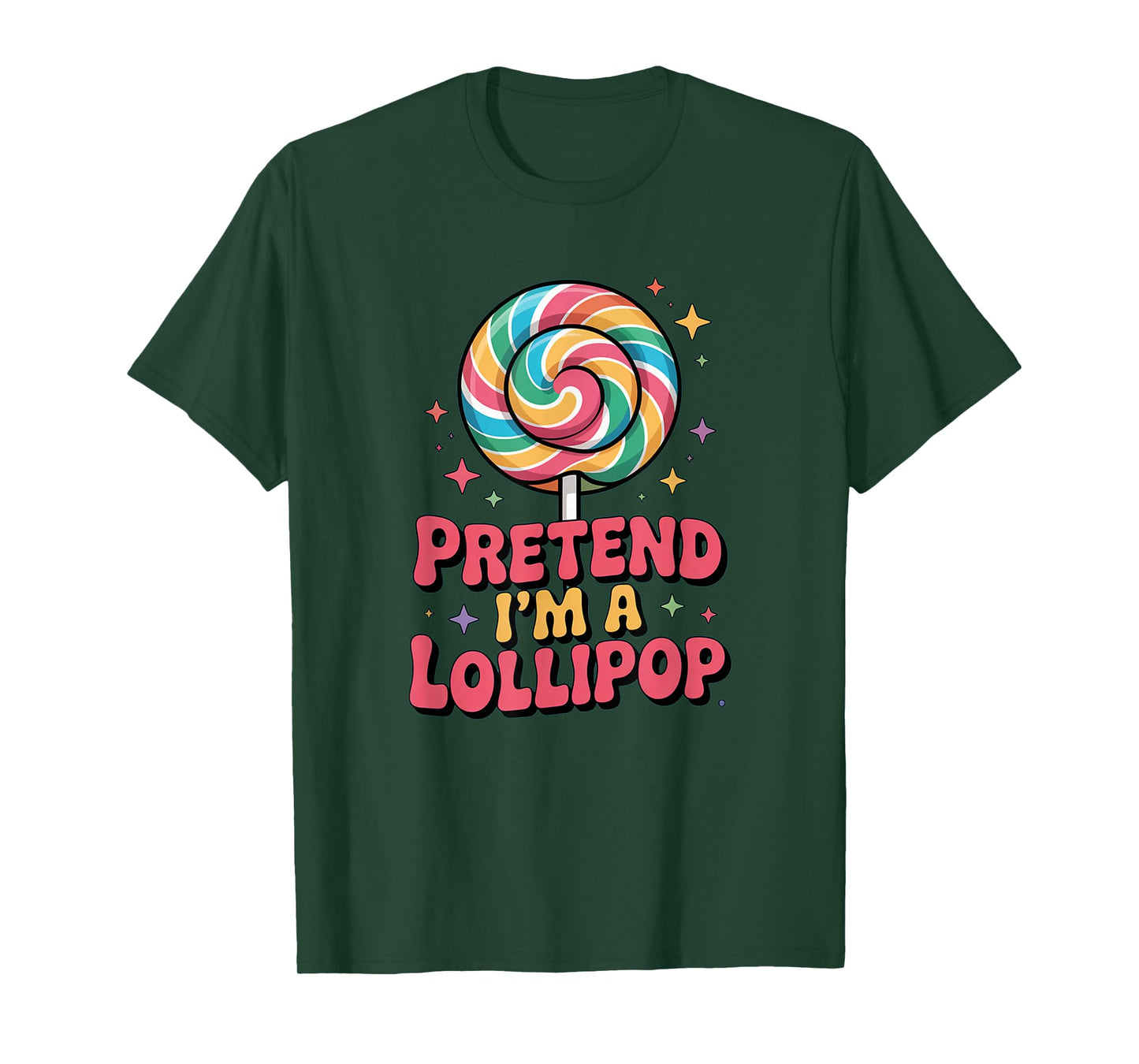 Pretend I'm A Lollipop Halloween Costume Couples Matching T-Shirt
